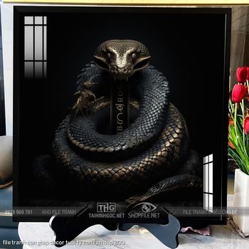 file tranh con giap decor tuoi ty con ran dep 200