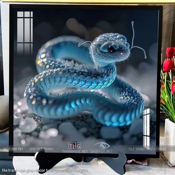 file tranh con giap decor tuoi ty con ran dep 205