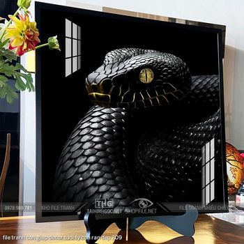 file tranh con giap decor tuoi ty con ran dep 209