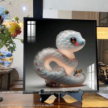 file tranh con giap decor tuoi ty con ran dep 222