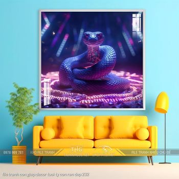 file tranh con giap decor tuoi ty con ran dep 232