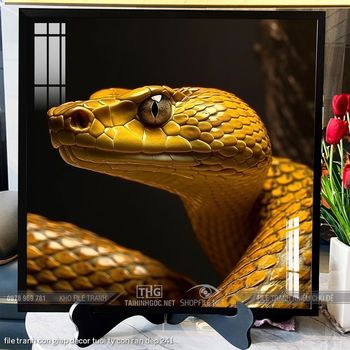 file tranh con giap decor tuoi ty con ran dep 241