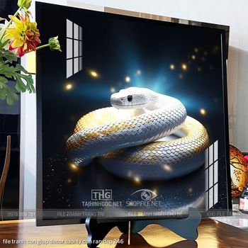 file tranh con giap decor tuoi ty con ran dep 246