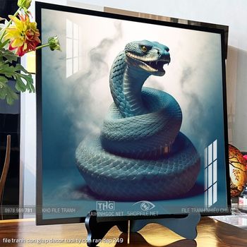 file tranh con giap decor tuoi ty con ran dep 249