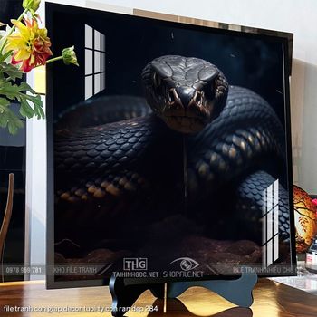 file tranh con giap decor tuoi ty con ran dep 284