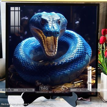 file tranh con giap decor tuoi ty con ran dep 310