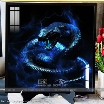 file tranh con giap decor tuoi ty con ran dep 374