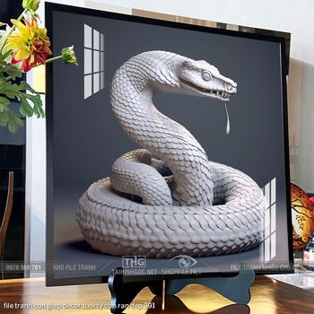 file tranh con giap decor tuoi ty con ran dep 391