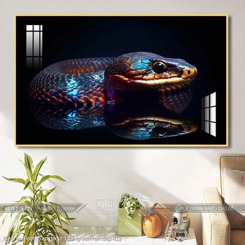 file tranh con giap decor tuoi ty con ran dep 413