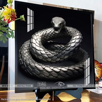 file tranh con giap decor tuoi ty con ran dep 441