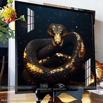 file tranh con giap decor tuoi ty con ran dep 443