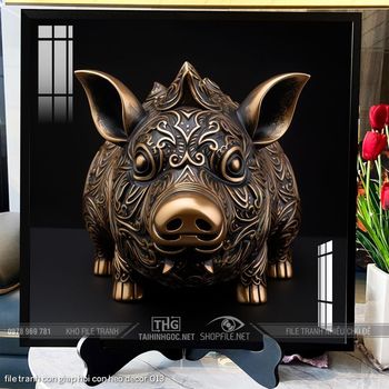 file tranh con giap hoi con heo decor 013