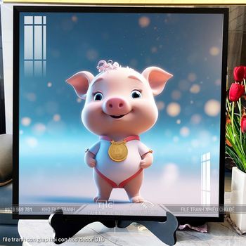 file tranh con giap hoi con heo decor 016