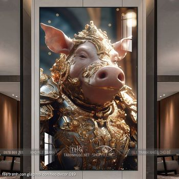 file tranh con giap hoi con heo decor 019