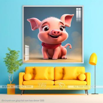 file tranh con giap hoi con heo decor 028