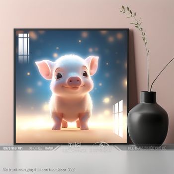 file tranh con giap hoi con heo decor 032