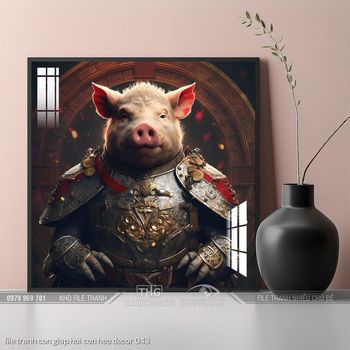 file tranh con giap hoi con heo decor 043