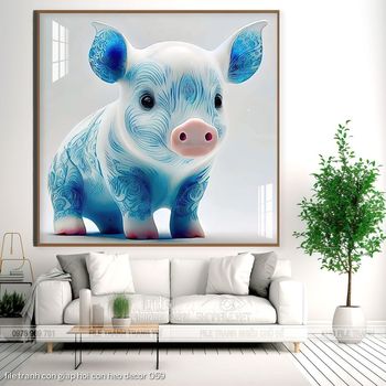 file tranh con giap hoi con heo decor 059