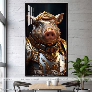 file tranh con giap hoi con heo decor 061