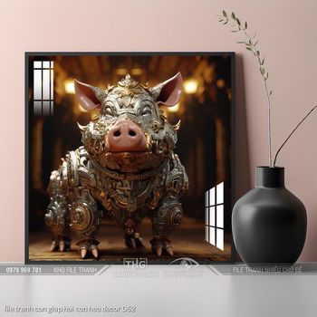 file tranh con giap hoi con heo decor 062