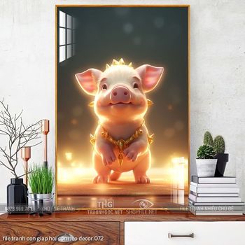 file tranh con giap hoi con heo decor 072