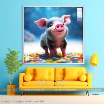 file tranh con giap hoi con heo decor 073