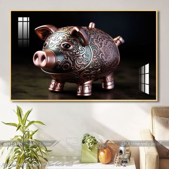 file tranh con giap hoi con heo decor 083