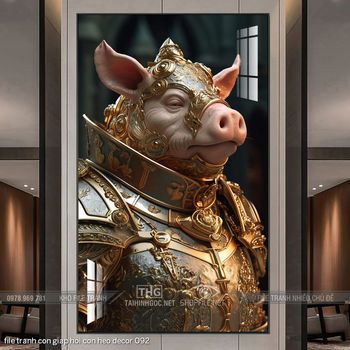 file tranh con giap hoi con heo decor 092