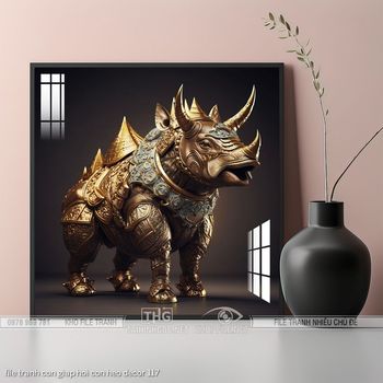 file tranh con giap hoi con heo decor 117