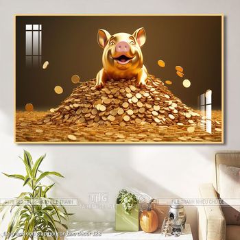file tranh con giap hoi con heo decor 128