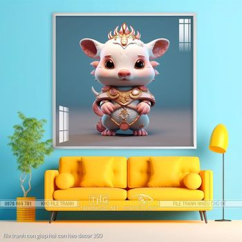 file tranh con giap hoi con heo decor 150
