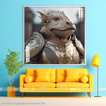 file tranh con giap hoi con heo decor 159