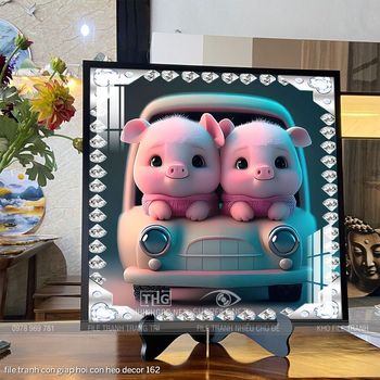 file tranh con giap hoi con heo decor 162