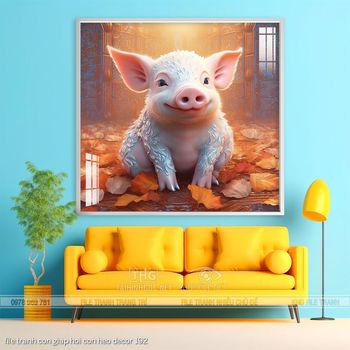 file tranh con giap hoi con heo decor 192