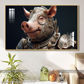 file tranh con giap hoi con heo decor 233