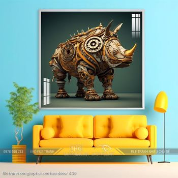 file tranh con giap hoi con heo decor 405