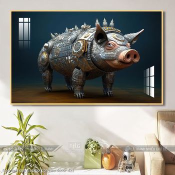 file tranh con giap hoi con heo decor 421
