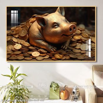 file tranh con giap hoi con heo decor 486