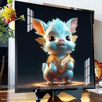 file tranh con giap hoi con heo decor 542