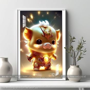 file tranh con giap hoi con heo decor 581