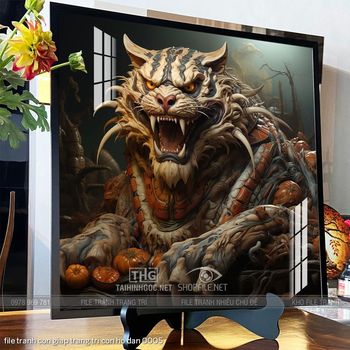 file tranh con giap trang tri con ho dan 0005