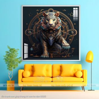 file tranh con giap trang tri con ho dan 0025