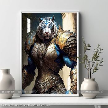 file tranh con giap trang tri con ho dan 0028