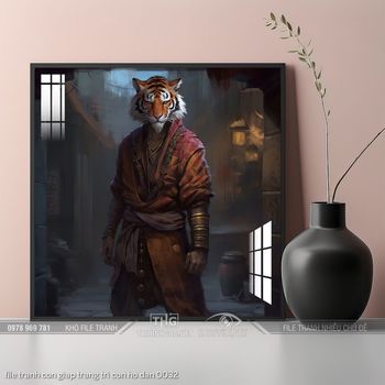 file tranh con giap trang tri con ho dan 0032