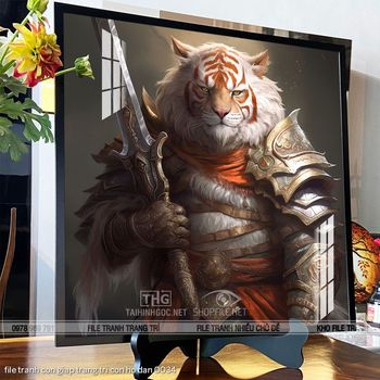 file tranh con giap trang tri con ho dan 0034