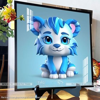 file tranh con giap trang tri con ho dan 0038