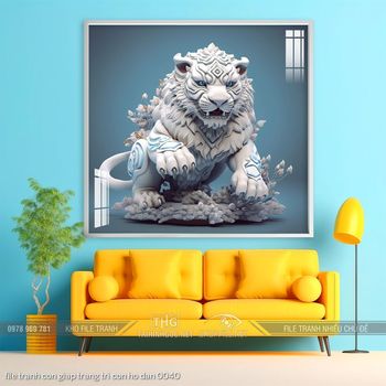 file tranh con giap trang tri con ho dan 0040