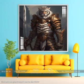 file tranh con giap trang tri con ho dan 0044