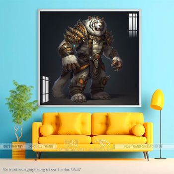 file tranh con giap trang tri con ho dan 0047