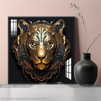 file tranh con giap trang tri con ho dan 0051